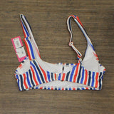 Xhilaration Juniors' Ribbed Button-Front Bralette Bikini Top 78784778