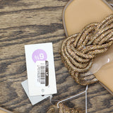 A New Day Womens Iliana Slide Sandals 87466821 Gold Yellow 6.5M