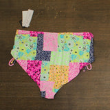 Salt + Cove Bottoms with Adjustable Side Ruching Boho Bliss Green Multi 2X