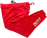DKNY Women's Velour Sequined-Logo Tie-Waist Pants P2MF7OKO
