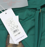 Womens Lido Rib Blake Midkini Bikini Top Swim Emerald Green 16