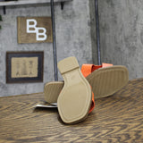 A New Day Womens Nina H-Band Slide Sandals 92244961 Orange 6.5M