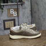 Earth Womens Netta Casual Low Top Lace Sneaker ETNETTA Gold Multi 7.5W