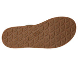 Teva Womens Original Universal Slim Lea Sport Sandal Burnt Olive Green 9M