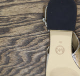 Michael Michael Kors Womens Darrington Slingback Flats 40F4DTFP1M Silver Gray 9M