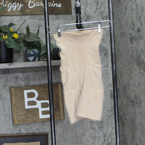 Spanx Womens Shaping Higher Power Shorts 2745 Nude Brown L