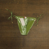 Red Carter Center Stage Side-Tie Bikini Bottom RCCS25505 Aloe Green M