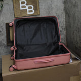 Travelers Club Austin 3-Piece Hardside Suitcase Luggage Set Blush Pink 3-Piece