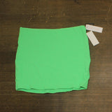 Salt + Cove Juniors Rib Scrunch Cover-up Skirt SC251008MB Mint Tea Green L