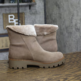 Baretraps Wyoming Suede Ankle Winter Hiking Boots BT28506 Taupe Brown 7.5M