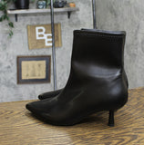 A New Day Womens Lonnie Kitten Heel Stretch Ankle Boots 90511444 Black 9M