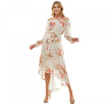 Luxology Women's Chiffon High-Low Maxi Dress Y814795H46