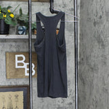 Universal Thread Women's Slim Fit Rib Racerback Tank Top Charcoal Gray S