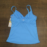 Anne Cole Twist Front Underwire Tankini Swim Top MYMT23301 Arctic Blue 32C/34B