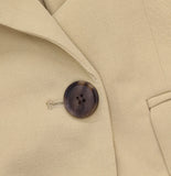 A New Day Signature Crepe Slim Fit Blazer Jacket 92994546 Tan Brown M