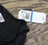 Salt + Cove Juniors Center-Ruched V-Neck Bikini Top SC251007BT Black XL