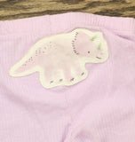 Carter's Baby Girls Dinosaur Ribbed Leggings Lavender Purple 9M