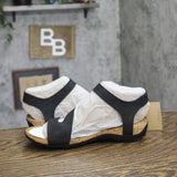 Bearpaw Solana Cork Strappy Sandals 1009137191 Black 9M