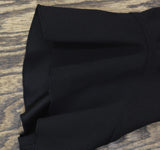Tommy Hilfiger Womens Mock Neck Ruffled Long Sleeve Cocktail Midi Dress Black 12