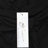 Ny Collection Womens Petite Cropped Pull On Pants with Sash PITP0788S Black PL