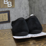 Isotoner Indoor/Outdoor Slip-on Terry Satin Clog Slippers Black XL (9.5-10)