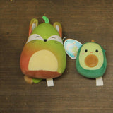 Squishmallow of 2 Plush Stuffed Animals Austin Avocado Fifi Green Multi