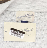 Universal Thread Womens Button-Front Sweater Vest 94429990 Light Gray XXL