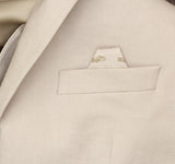B By Brooks Brothers Big Boys Classic Fit Linen Suit Jacket Coat Khaki Brown 18R