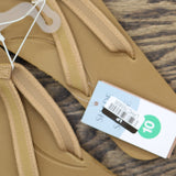 Shade & Shore Womens Nona Thong Sandals 89255448 Tan Brown 10M