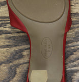Anne Klein Womens Jessie Ankle Strap Two Piece Dress Sandals JESS04F9 Red 8.5M