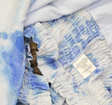 Miken Womens Juniors Tie-Dye Smocked Cover Up I6359C374 Heather Blue L