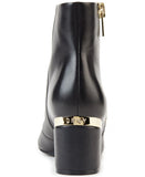 DKNY Womens Side Zip Crosbi Booties K3021605 Black Leather 8M