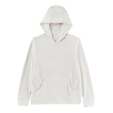 All In Motion Girls Velour Hoodie Sweatshirt 91465406 White Off S