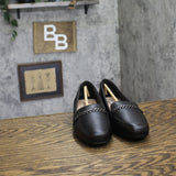 Clarks Juliet Mia Leather Loafer Flat 26186950 Black 5.5M
