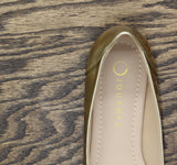 Journee Collection Women's Comfort Kavn Dress Flats KAVN-WD Gold Yellow 7.5W
