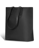 Champs Onyx Collection Leather Vertical Tote Black One Size