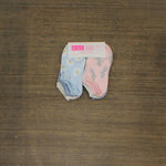 The Children's Place Infant Baby Girls 6-Pack Ankle Socks Flowers / Blue S