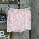 Jane & Bleecker 2 Pack Lounge Sleep Shorts Heather Gray / Pink Floral M