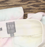 Gap Womens 2-Piece Fleece Lounge Set Pants Top Pink Tie Dye Multi XS