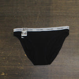 Calvin Klein Womens Modern Logo Bikini Panty QD5044 Black M