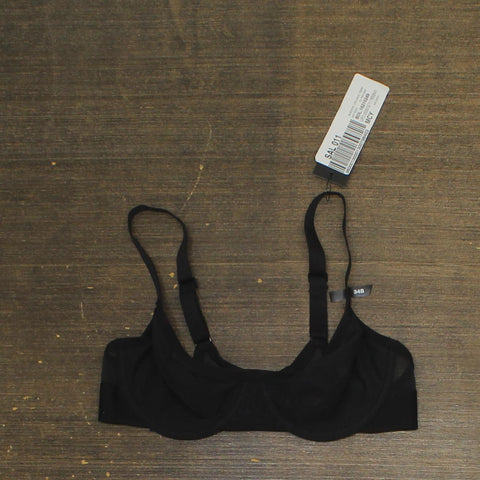 DKNY Womens Sheers Unlined Demi Bra DK4085 Black 34B