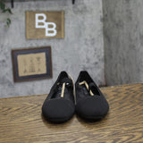 A New Day Shiloh Knit Mary Jane Ballet Flats 92261890 Black 5M