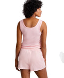 State of Day Womens Stretch Knit Sleep Lounge Shorts Abstract Shell Pink XL