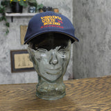 Zkapz Mens Vintage Fitted Virginia State Roadeo 2002 Baseball Hat Navy Blue S/M
