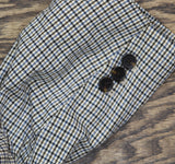 Mango Womens Double-Breasted Check Blazer Coat Jacket Charlotte Brown Multi 2XL