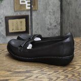 Clarks Women's Ashland Lily Loafer Shoes 26138776 Black Leather 9.5N