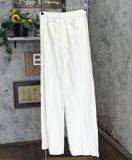 Polo Ralph Lauren Womens Hemp Wide Leg Pants 211872523001 Natural Ivory 4