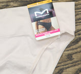 Maidenform Seamless High Leg Bikini Womens Underwear Panty Sandshell Pink S