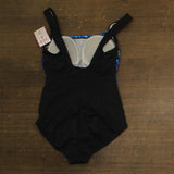 Mimi Flamingo Squareneck Illusion Tank One Piece Swimsuit Blue Multi 10