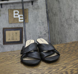 Lifestride Womens Nori Heeled Sandal Strappy J3849S1 Black 6.5W